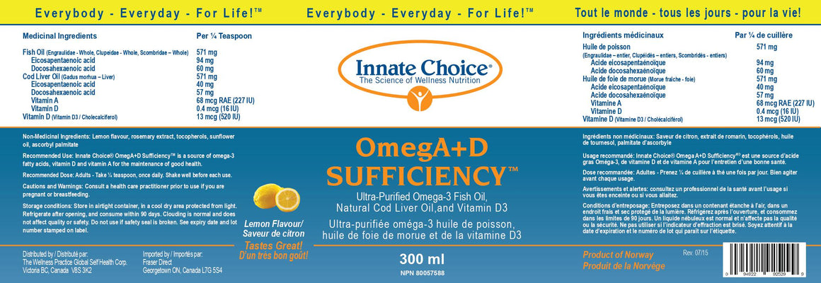 OmegA+D Sufficiency™ 300ml