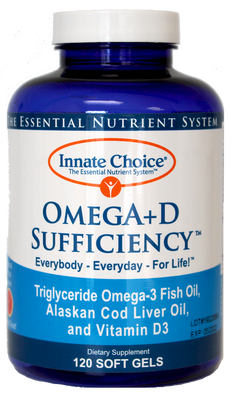 OmegA+D Sufficiency™ High Potency CITRUS 120 Caps